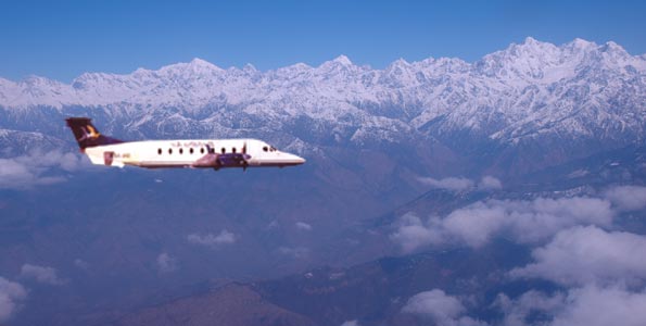 Mountain Flights  in Nepal  Region Langtang .